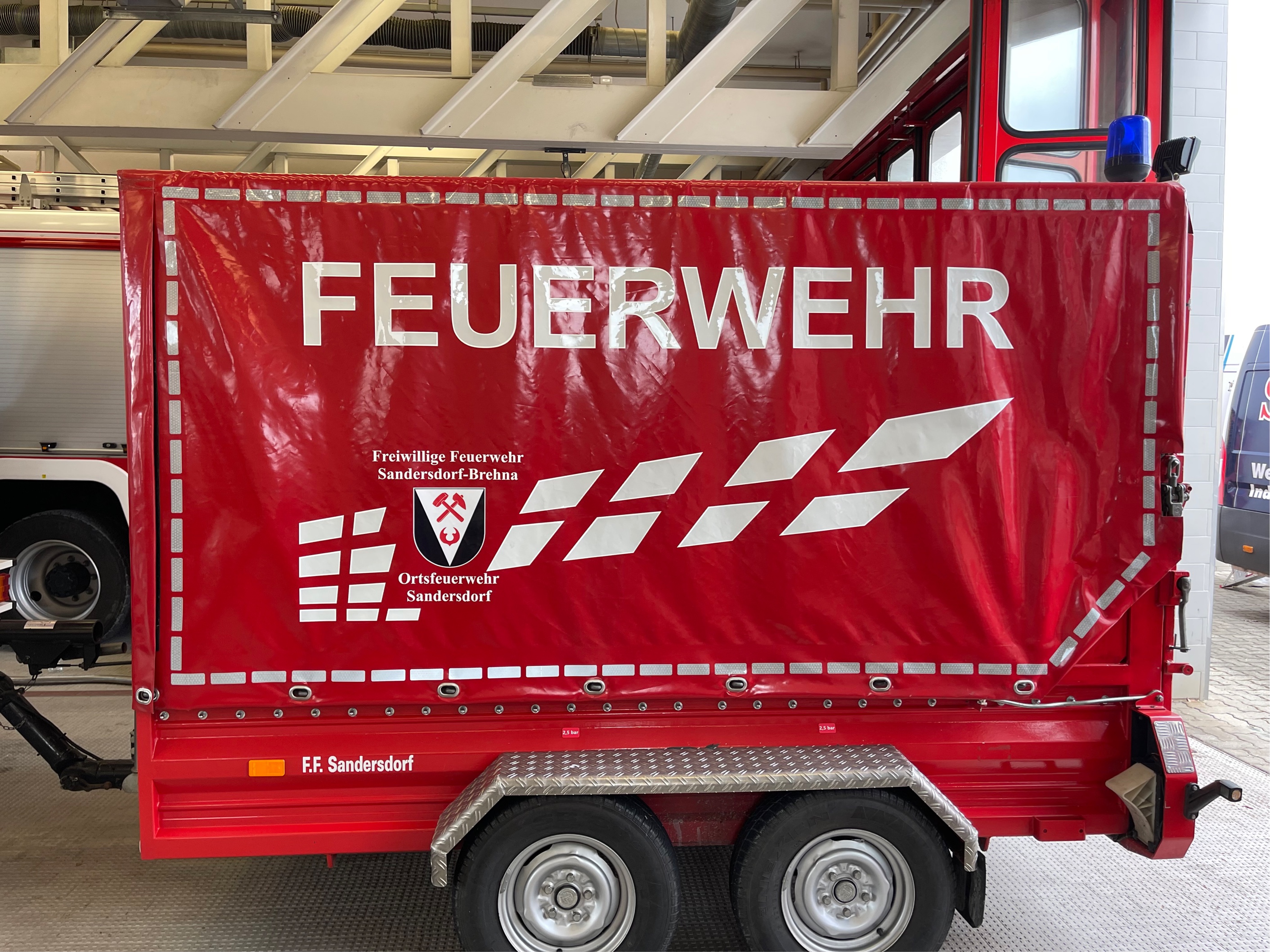 Bedruckte Plane Feuerwehr Sandersdorf – Großformatdruck