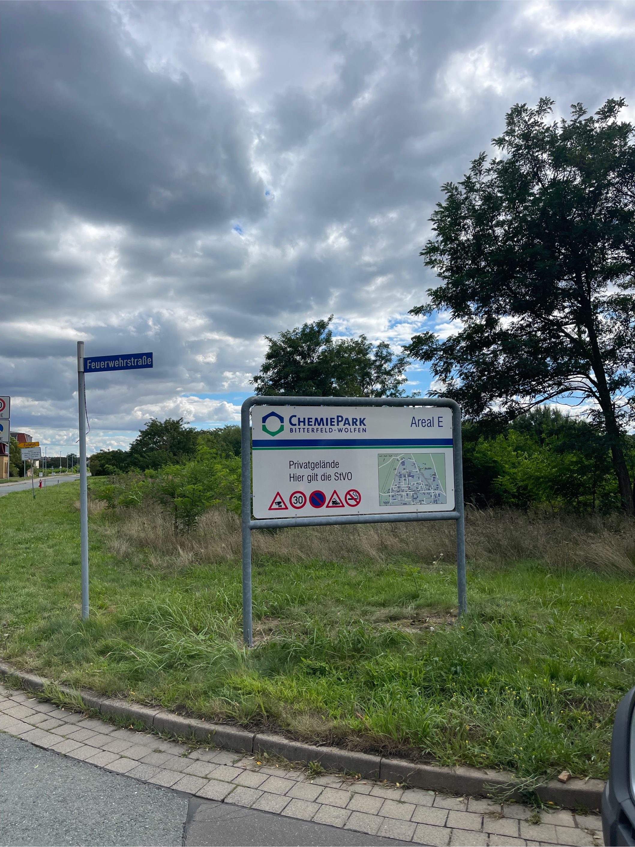 ChemiePark Bitterfeld-Wolfen Leitsystem – Beschilderung